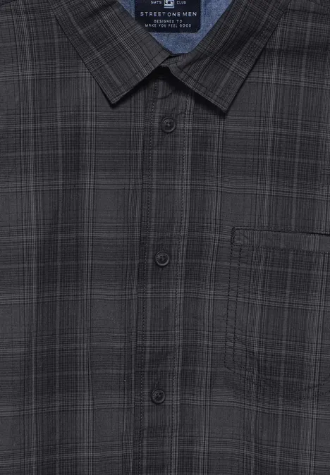 Geruit overhemd Black
