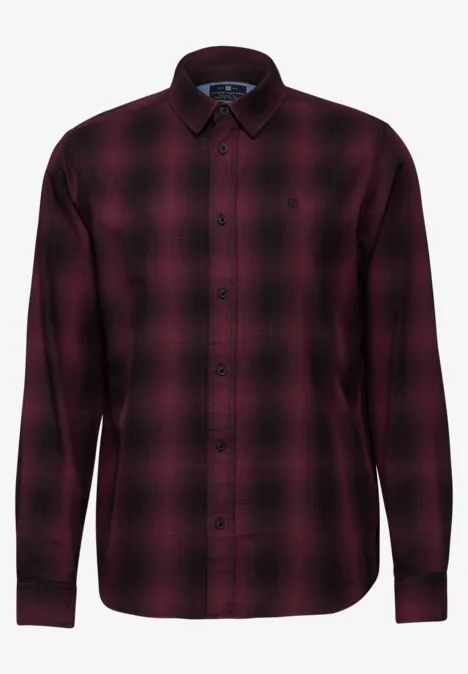 Softes Check Hemd dusty red