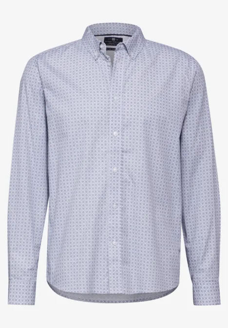 Bedrucktes Hemd bright white