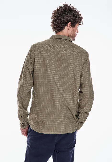 Zacht shirt met patroon cosy beige