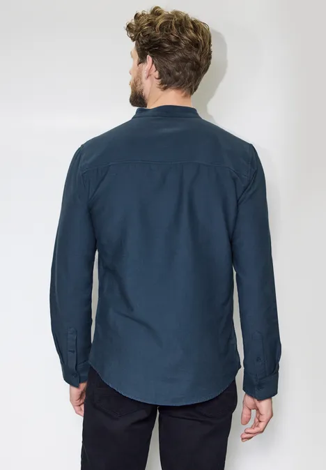 Strukturhemd im Slim Fit infinite blue