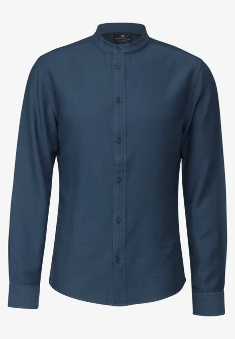Strukturhemd im Slim Fit infinite blue