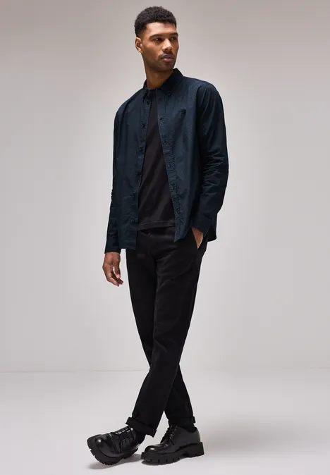 Bedrucktes Hemd infinite blue