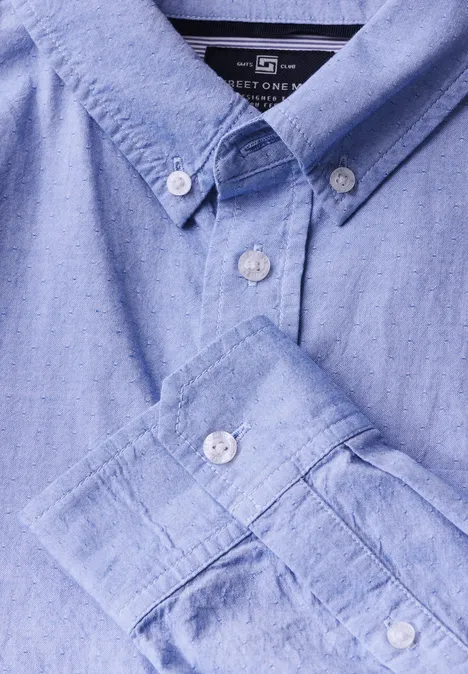Chemise en chambray soft blue