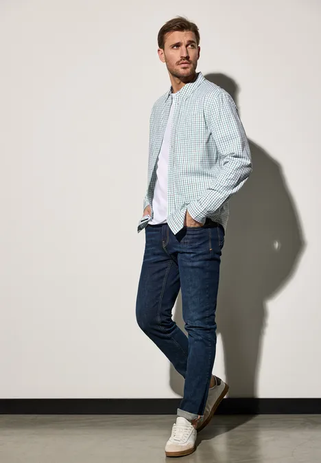 Oxford overhemd bright white
