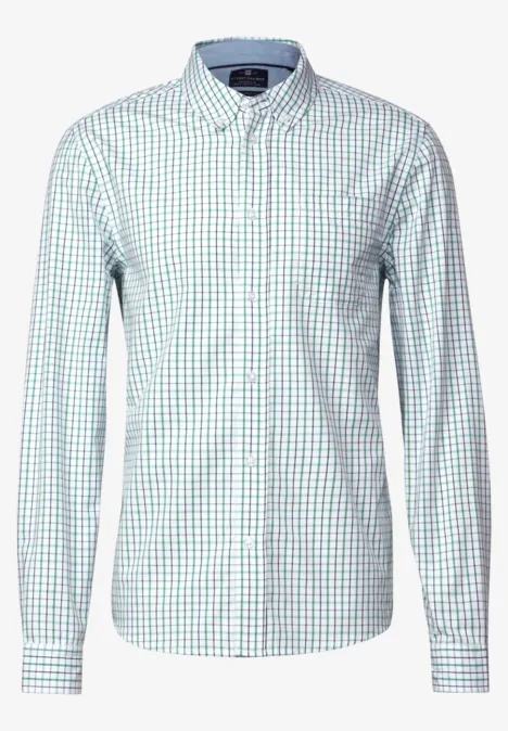 Oxford overhemd bright white