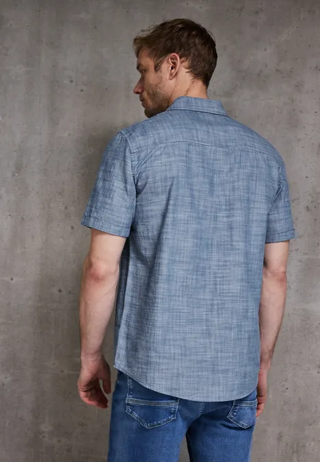Chambray overhemd nautic chambray