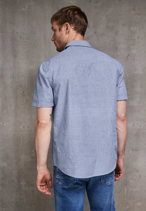 Shirt met korte mouwen dark ink blue
