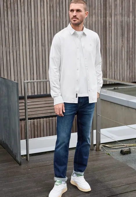 Chemise en jersey bright white Chemise en jersey bright white