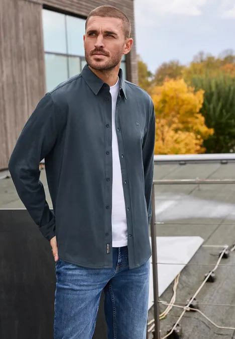 Bequemes Jersey Hemd nocturnal blue Bequemes Jersey Hemd nocturnal blue