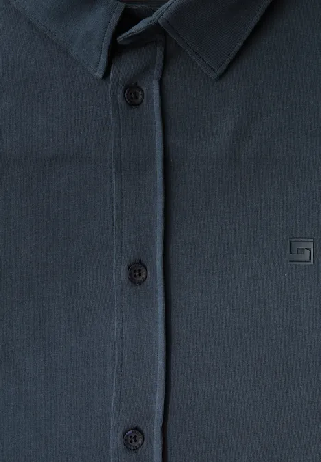 Bequemes Jersey Hemd nocturnal blue Bequemes Jersey Hemd nocturnal blue