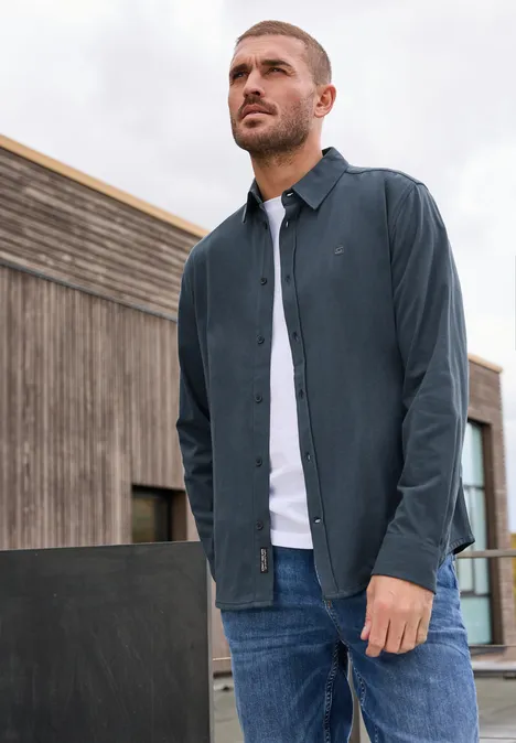 Bequemes Jersey Hemd nocturnal blue Bequemes Jersey Hemd nocturnal blue