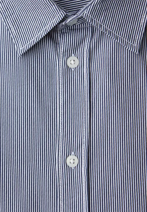 Langarm Hemd in Popeline Qualität bright white Langarm Hemd in Popeline Qualität bright white