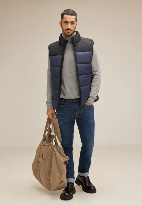 Jean coupe droite indigo blue rinsed wash