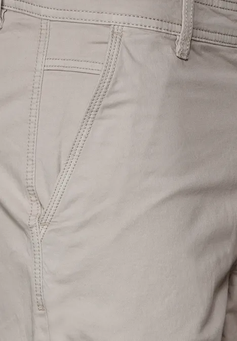 Short chino coupe droite light sand beige