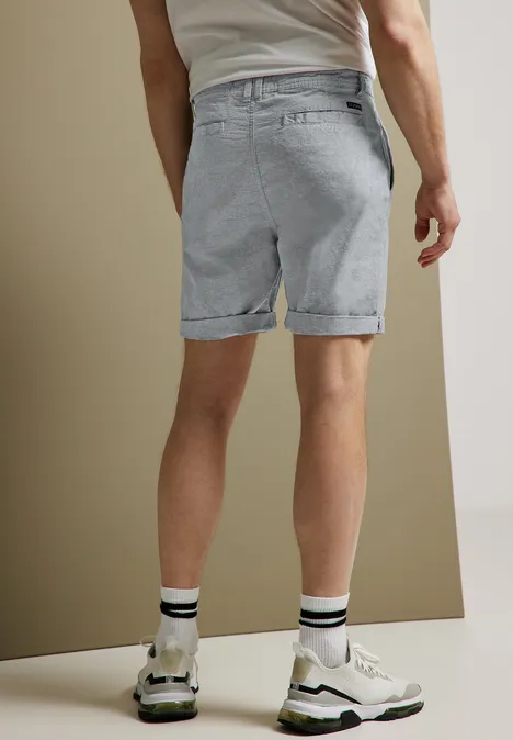 Short chino coupe droite cool grey