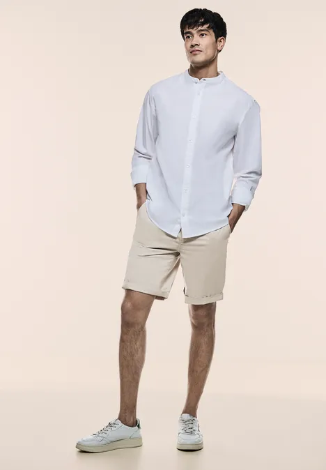 Short chino coupe décontractée light sand beige