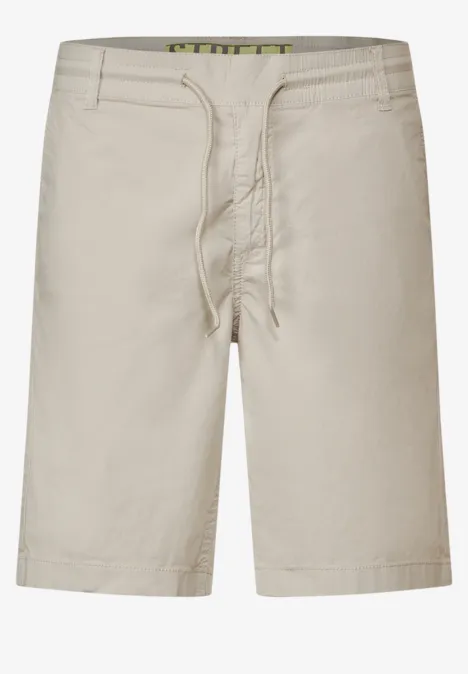 Short chino coupe décontractée light sand beige