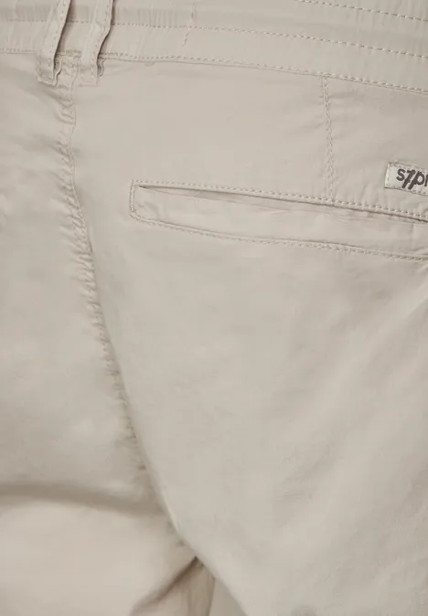 Short chino coupe décontractée light sand beige