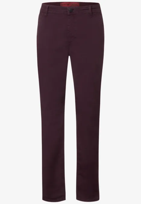 Comfort Chino ink red