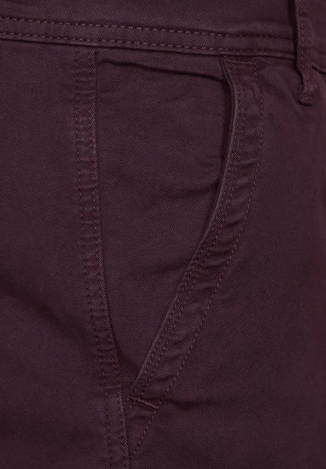 Comfort Chino ink red