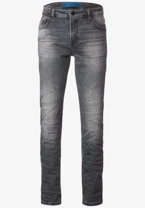 Jean coupe droite gris mid grey wash