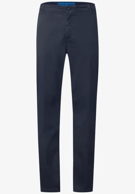 Washed Chino dark dust blue