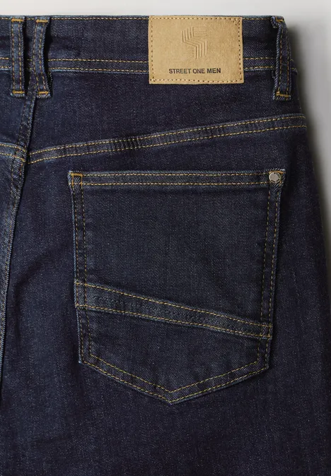 Jean coupe slim dark blue rinsed wash