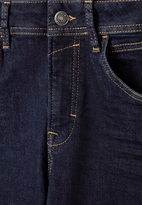 Jean coupe slim dark blue rinsed wash