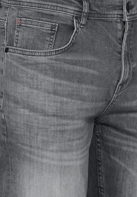 Jean coupe droite gris mid grey wash