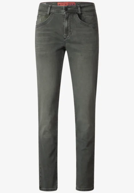 Jean coupe droite doux urban green wash
