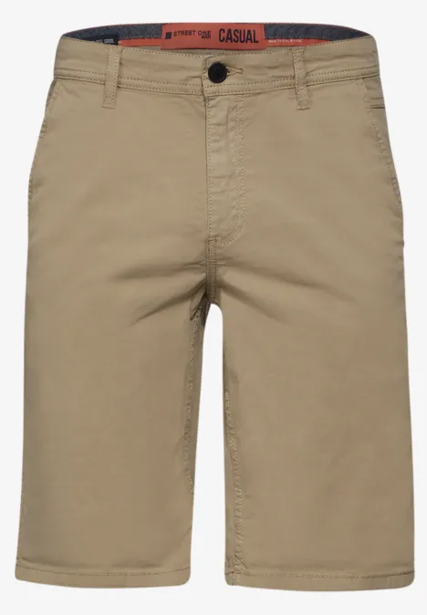 Stretch Twill Chino Shorts pure sand