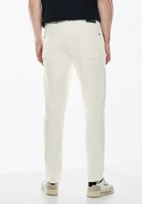 Jean coupe droite White Denim