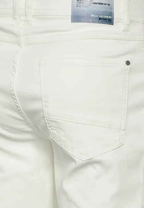 Jean coupe droite White Denim