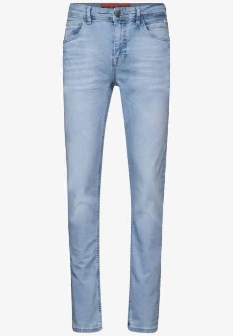 Jean coupe droite light blue wash