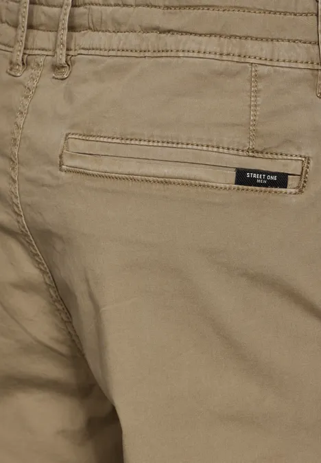 Leichte Baumwoll-Chino dark beach sand