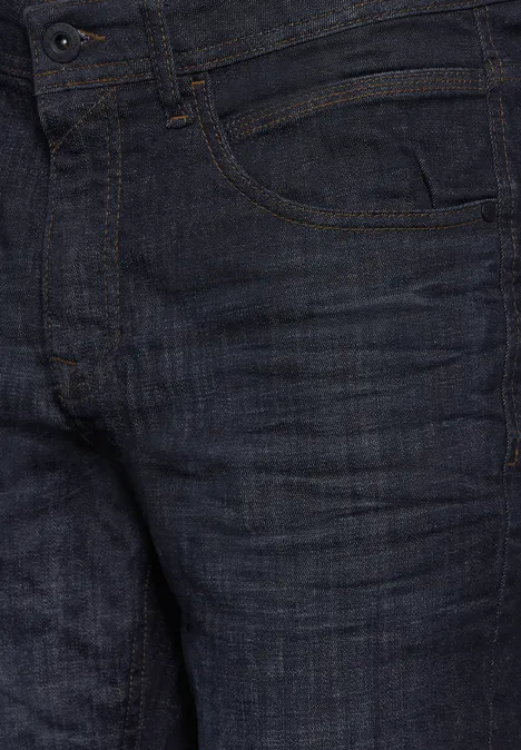 Jeans à la coupe slim dark blue rinsed wash