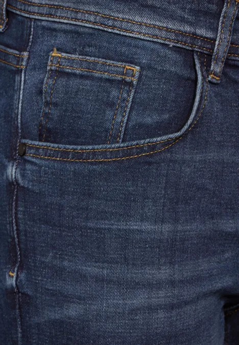 Jeans à la coupe slim indigo blue wash