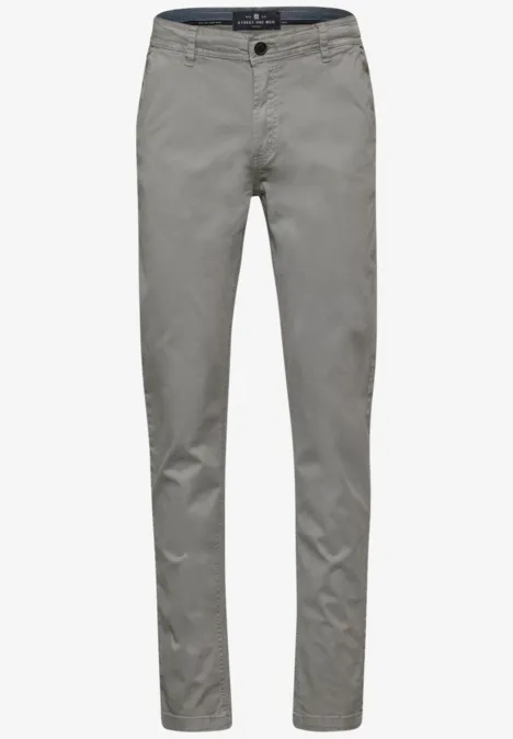 Klassische Chino steel grey