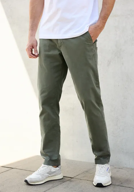 Klassische Chino deep olive green