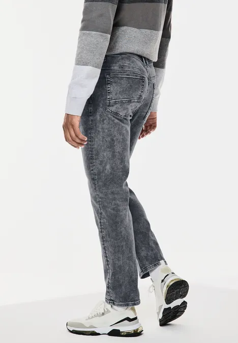 Jeans Regular Fit light grey random wash
