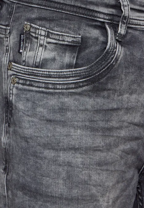 Jeans Regular Fit light grey random wash