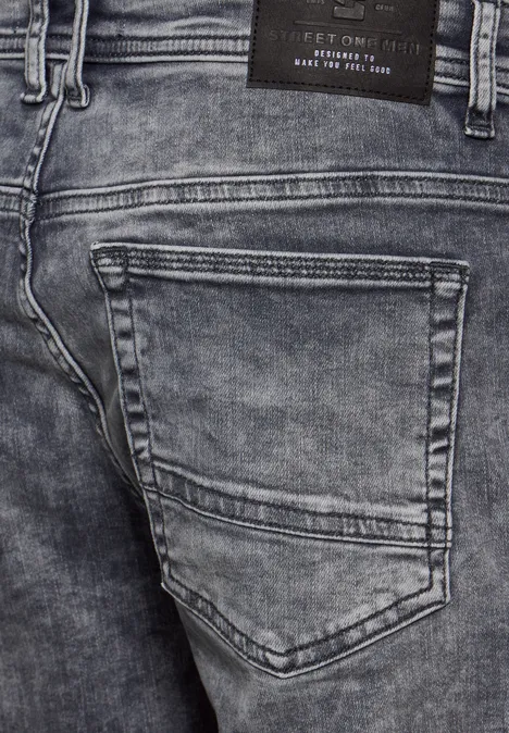 Jeans Regular Fit light grey random wash