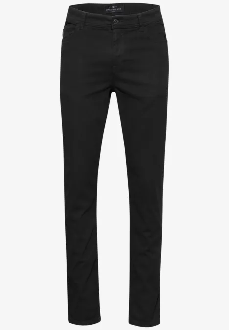 Strukturhose Black