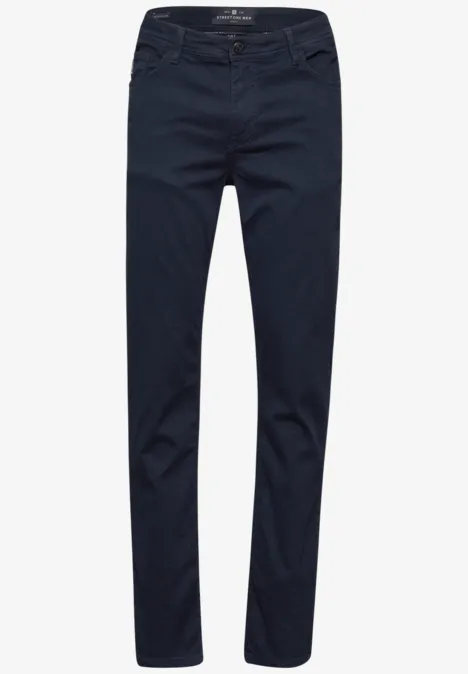 Strukturhose night blue