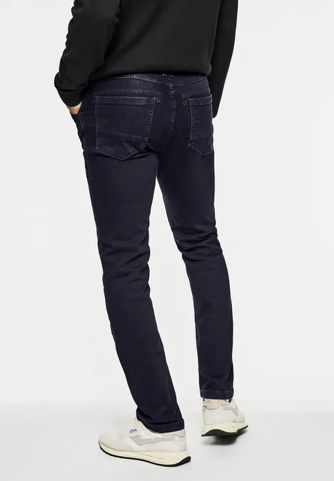 Jeans à la coupe régulière blue overdyed black