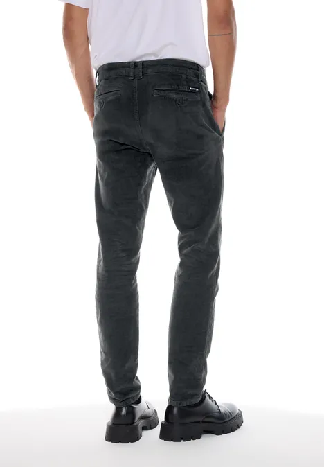 Cord-Chino graphite grey