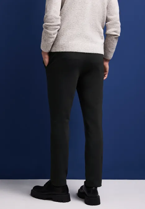 Jersey Chino Black