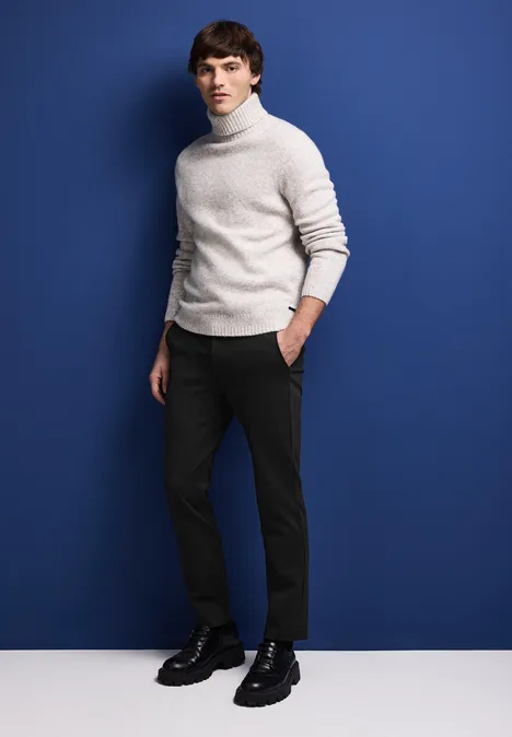 Jersey Chino Black