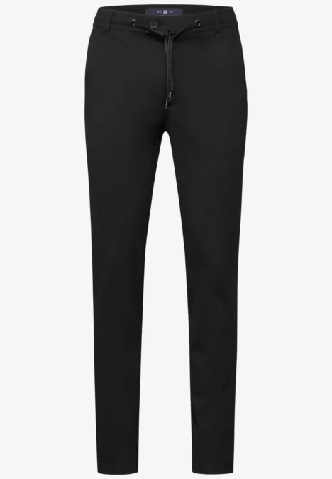Jersey Chino Black
